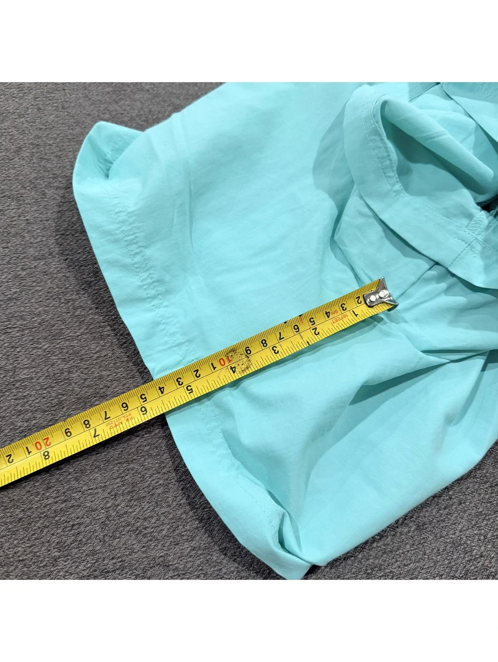Kappa 222 Banda Coney Swim Shorts Men’s L Aqua Blue Logo Tape Trunks NWT